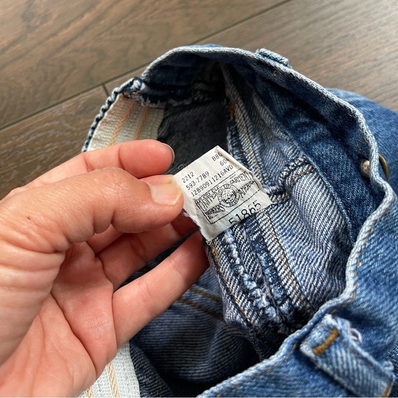 Vintage lee toddler denim shorts size 24 months - Picture 3 of 7